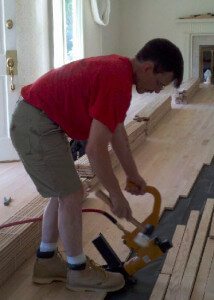 hardwood floor installation 2