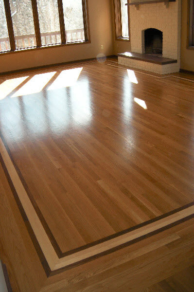 Hardwood Floor Border 