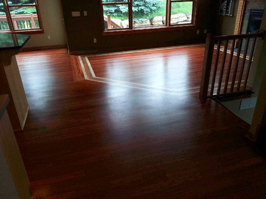 Hardwood Floor Living Room Installation 