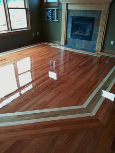 Stained Wood Floor 